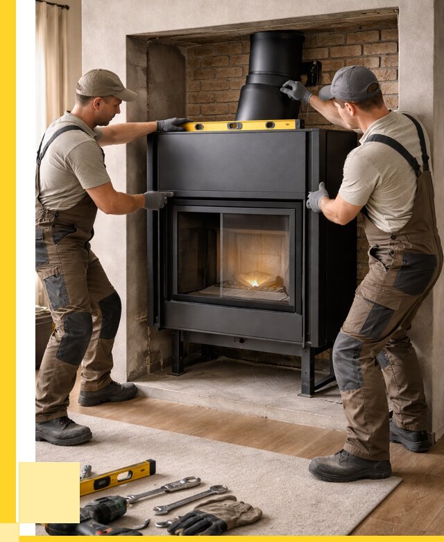 Установка каминных топок в Балакове под ключ от 18319 р. | ЭриданБлк