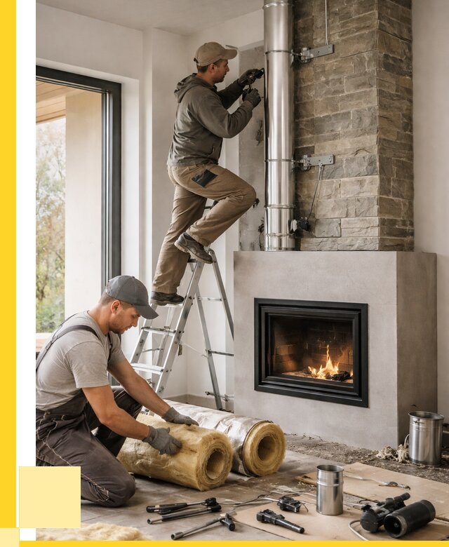 Монтаж дымоходов для каминов в Балакове от 15266 р. ЭриданБлк