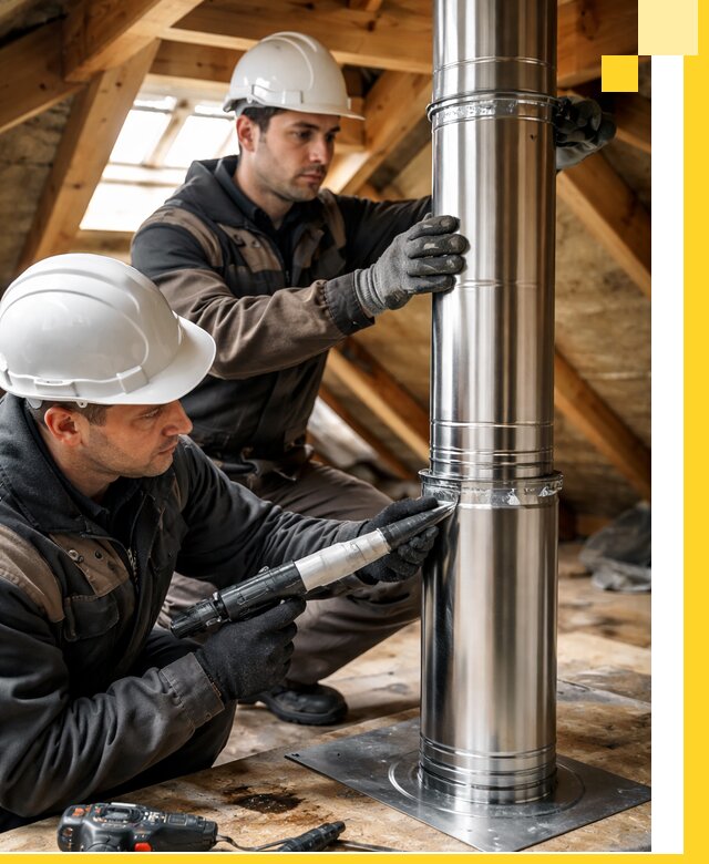 Монтаж дымоходов для каминов в Балакове с гарантией качества