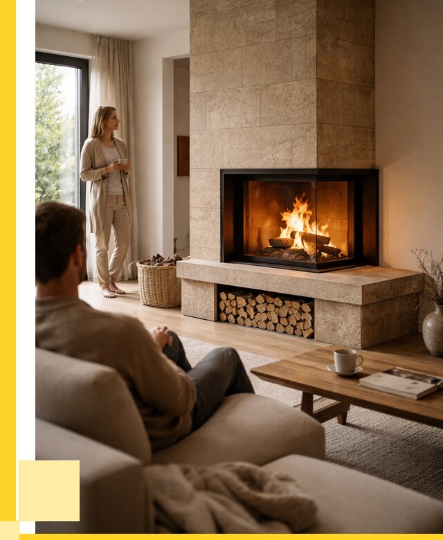 Угловые камины из кирпича установка в Балакове от 152655 р. ЭриданБлк