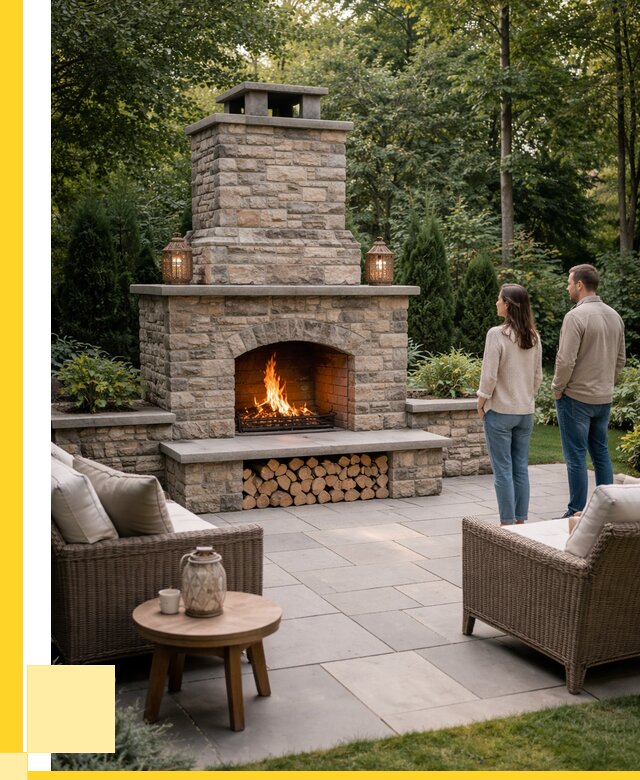 Уличные камины из кирпича в Балакове от 152655 р. | ЭриданБлк