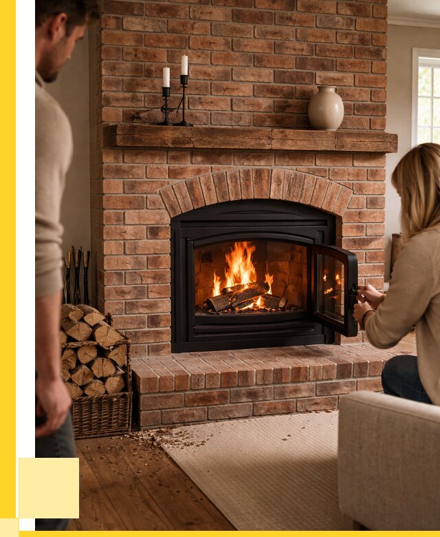 Кирпичные камины под ключ в Балакове от 152655 р. | ЭриданБлк