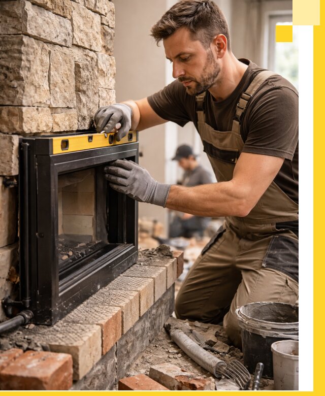 Дровяные камины под ключ в Балакове: монтаж, обустройство