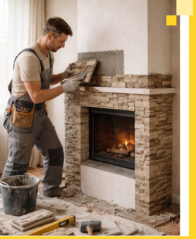 Изготовление и монтаж каминов для дома под ключ в Балакове