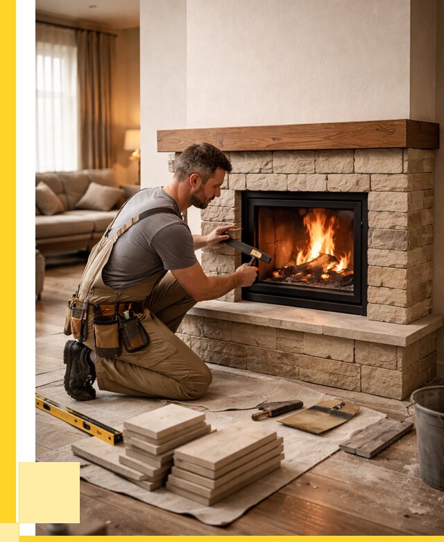 Строительство каминов в Балакове от 152655 р., ЭриданБлк - под ключ