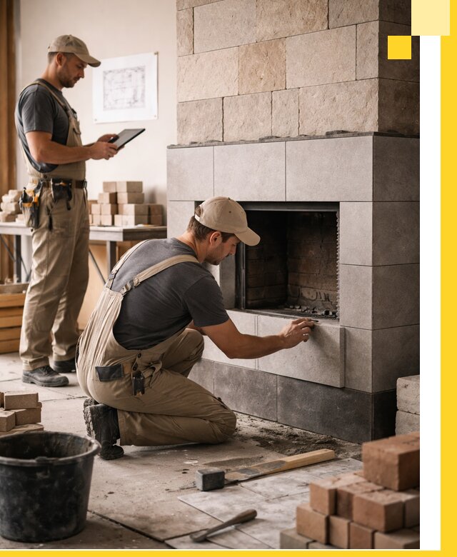 Индивидуальные проекты каминов и каминных систем в Балакове