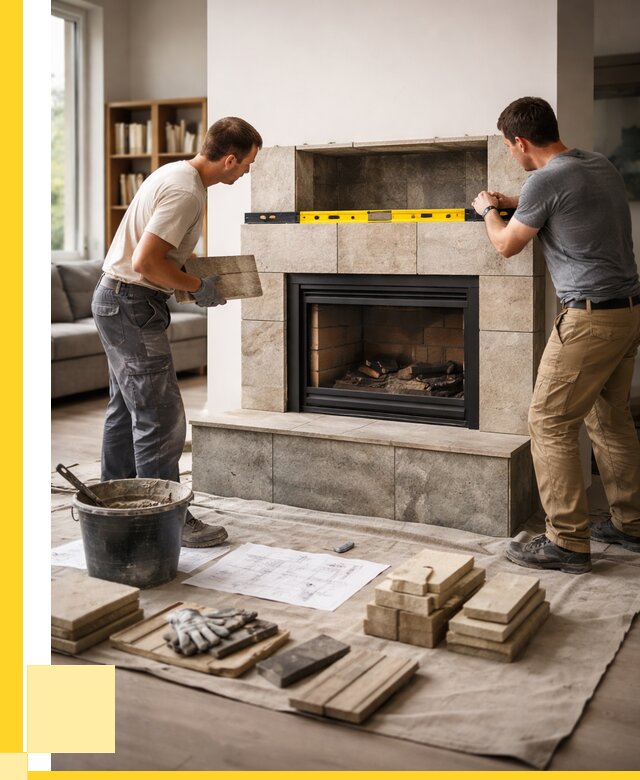 Монтаж каминов и установка в Балакове от 45797 р. | ЭриданБлк