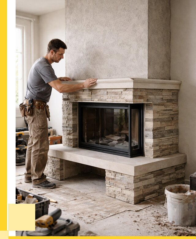 Изготовление каминов под ключ в Балакове от 152655 р. | ЭриданБлк