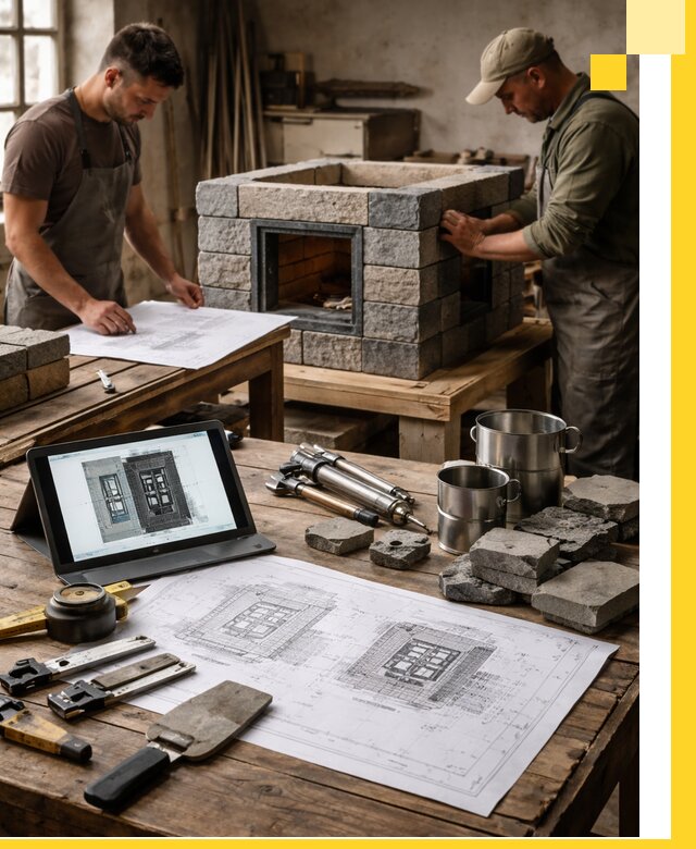 Разработка проектов печей с согласованием и монтажом в Балакове