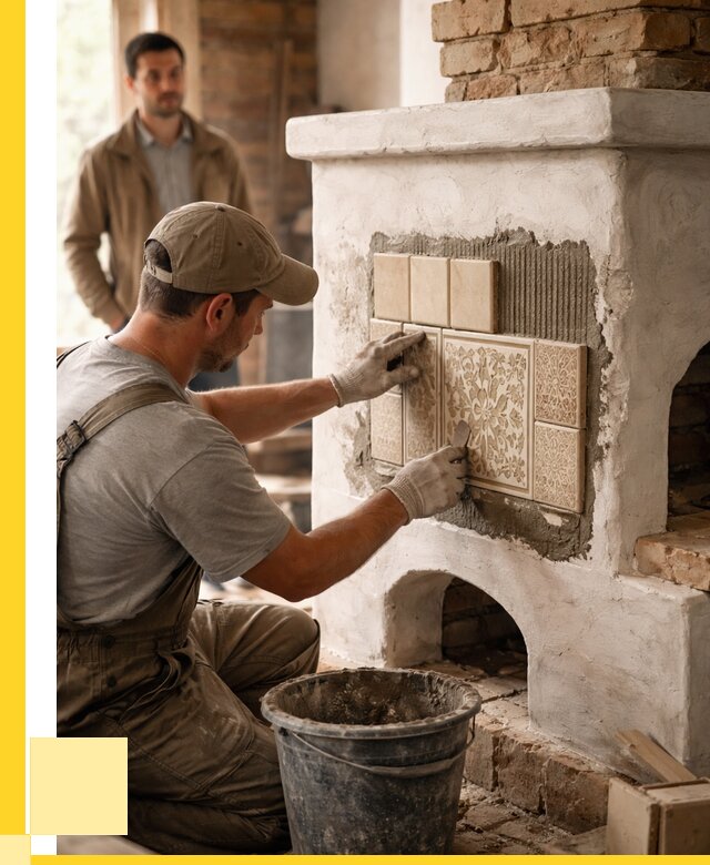 Отделка печей и банных печей в Балакове от 35620 р. | ЭриданБлк