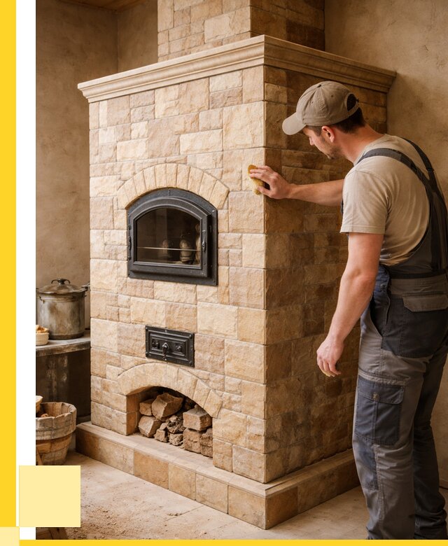 Облицовка печей в Балакове от 4580 р. под ключ | ЭриданБлк