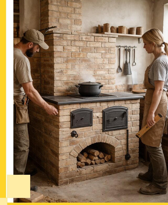 Варочно отопительные печи в Балакове от 91593 р. | ЭриданБлк