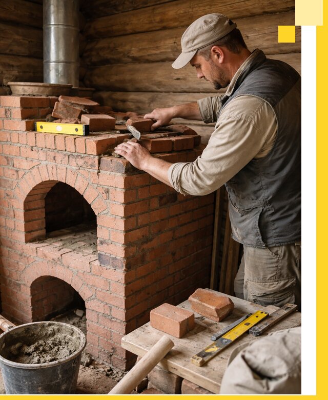 Изготовление и установка русских печей в Балакове под ключ