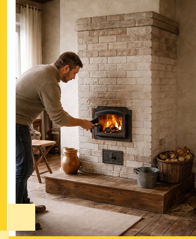 Печь голландка из кирпича в Балакове от 86505 р. | ЭриданБлк