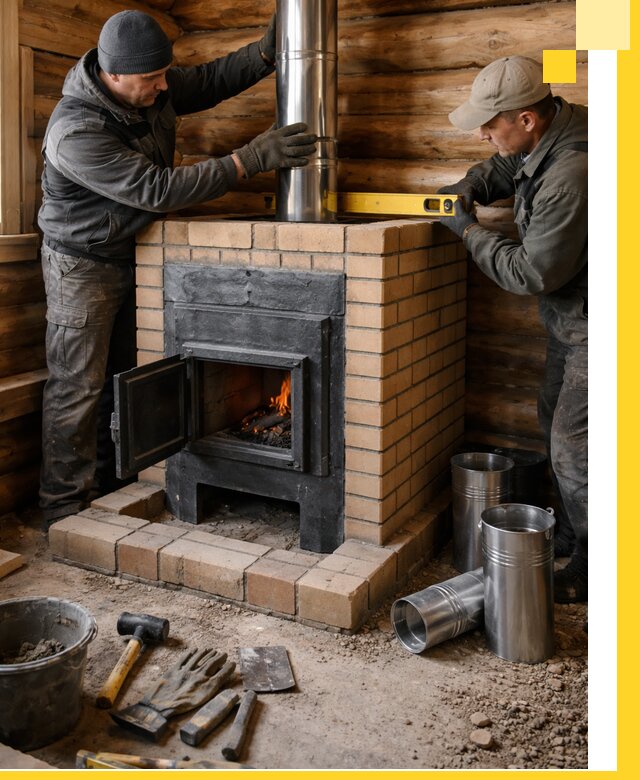 Проектирование, изготовление и установка банных печей в Балакове