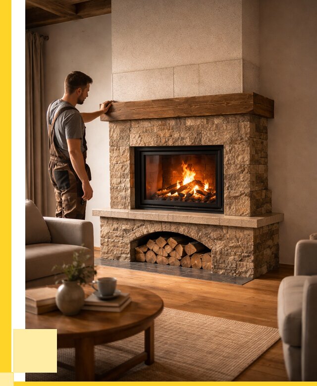 Печи камины для дома под ключ в Балакове от 55974 р. | ЭриданБлк