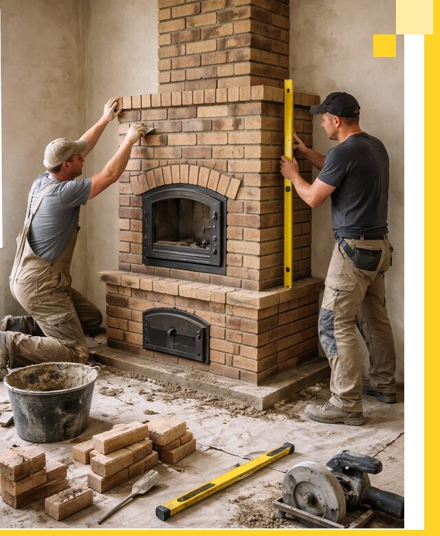 Продажа и установка печей и каминов для дома под ключ в Балакове