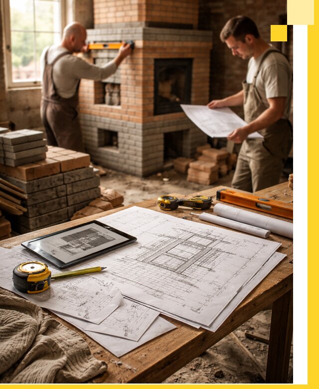 Проекты печей и каминов с индивидуальным дизайном в Балакове