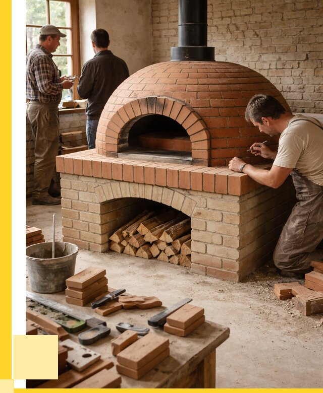 Помпейская печь дровяная для пиццы в Балакове | ЭриданБлк от 203540 р.