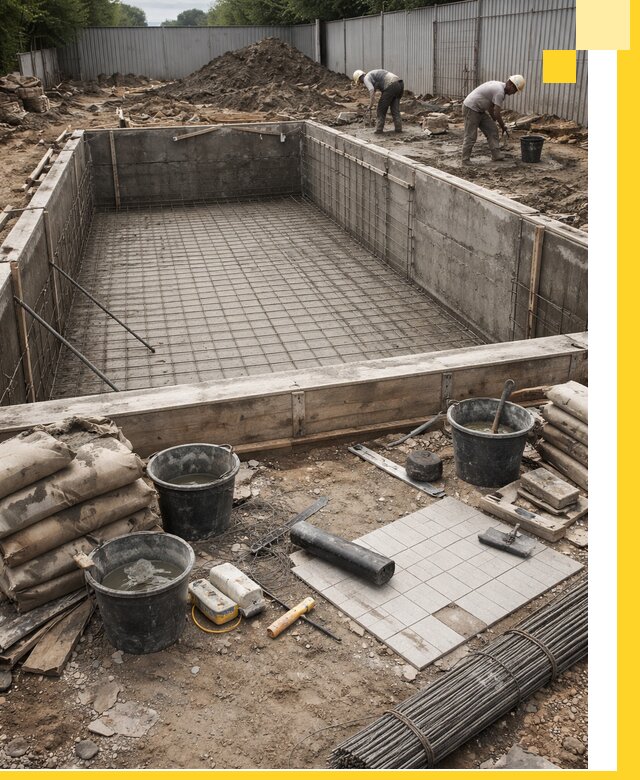 Строительство бассейнов под ключ в Балакове, дизайн и монтаж