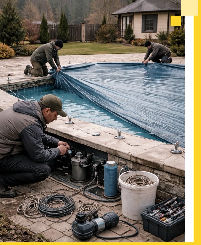 Консервация бассейнов в Балакове: подготовка к длительному хранению