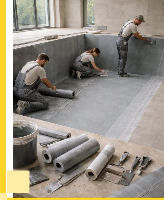 Гидроизоляция бассейнов в Балакове от 2035 р., ЭриданБлк