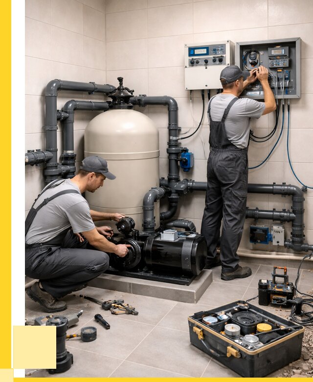 Монтаж оборудования для бассейнов в Балакове от 40708 р. | ЭриданБлк