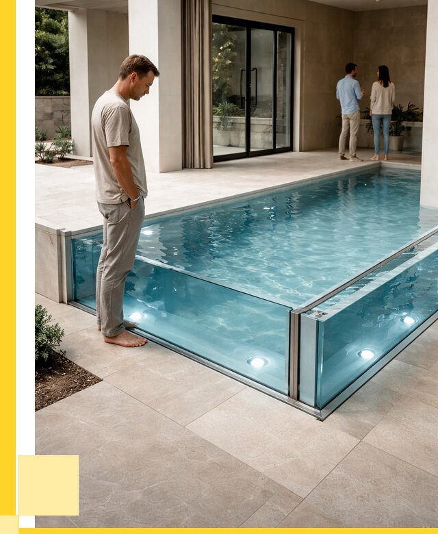 Стеклянные бассейны в Балакове от 1221240 р. | ЭриданБлк — мозаика