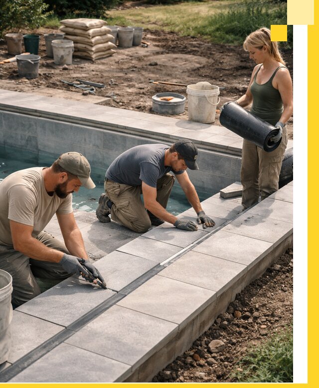 Строительство и монтаж уличных бассейнов под ключ в Балакове