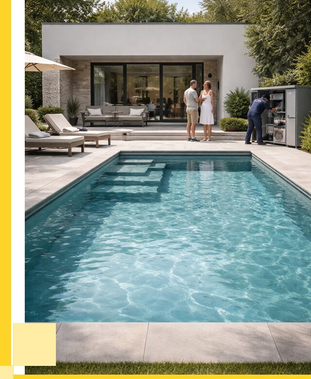 Бассейн в доме в Балакове под ключ от 1221240 р. | ЭриданБлк