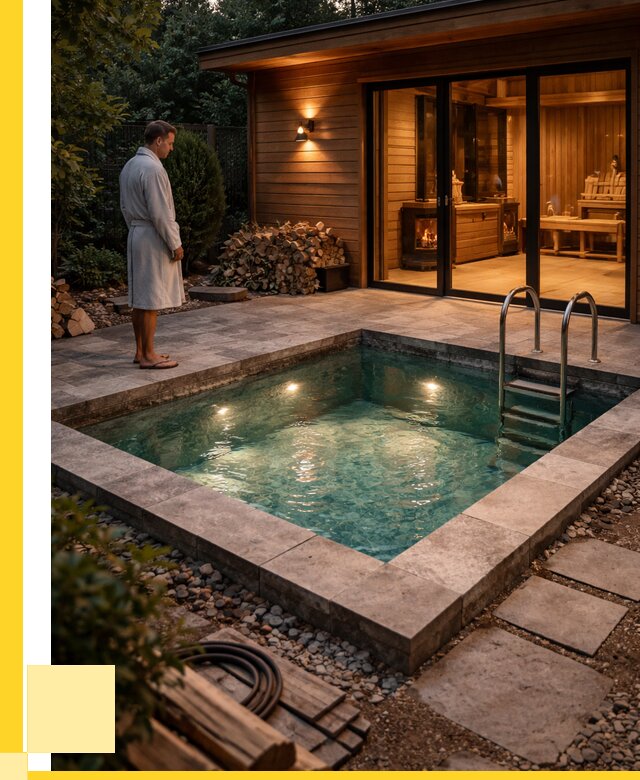 Бани с бассейном под ключ в Балакове от 96682 р. | ЭриданБлк