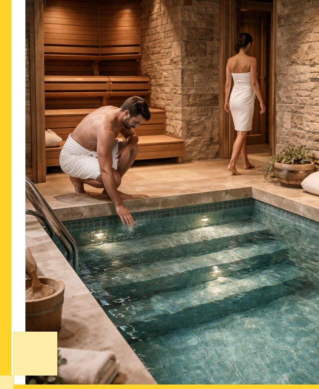 Сауна с бассейном под ключ в Балакове от 122124 р., ЭриданБлк