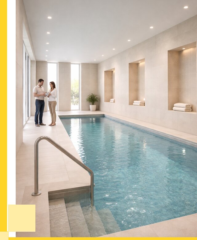 Бассейны в помещении под ключ в Балакове от 1526550 р. | ЭриданБлк