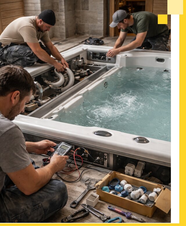 Гидромассажные бассейны под ключ в Балакове, дизайн и монтаж