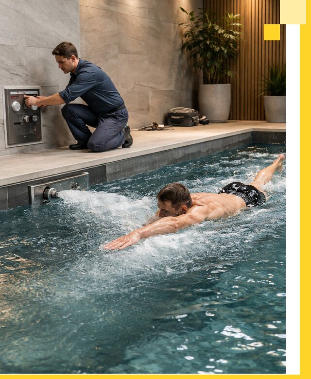 Проектирование и монтаж бассейнов с противотоком в Балакове