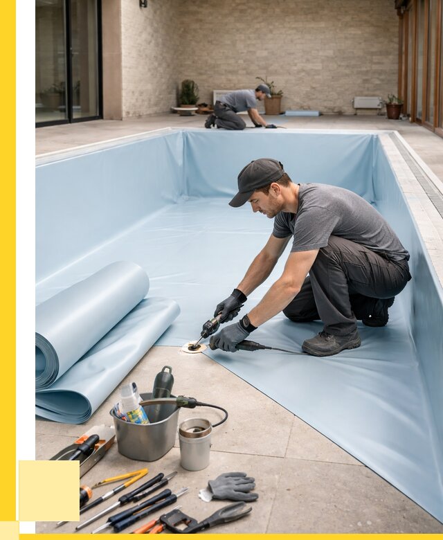 Пленка ПВХ для бассейнов в Балакове от 2544 р. | ЭриданБлк