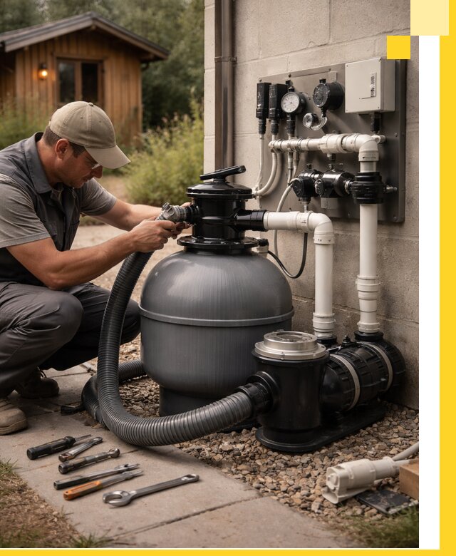 Продажа и монтаж фильтров и насосов для бассейнов в Балакове