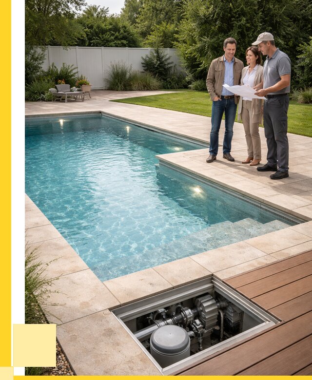 Плавательные бассейны под ключ в Балакове от 814160 р., ЭриданБлк