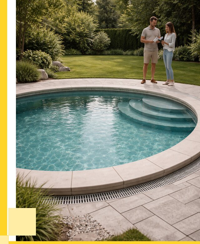 Круглые каркасные бассейны купить в Балакове от 254425 р. | ЭриданБлк