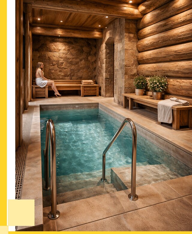 Аренда бани с бассейном в Балакове от 1526550 р. | ЭриданБлк