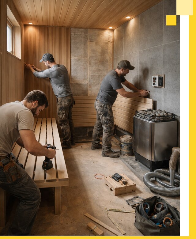 Сауны под ключ в Балакове, проектирование, строительство, отделка