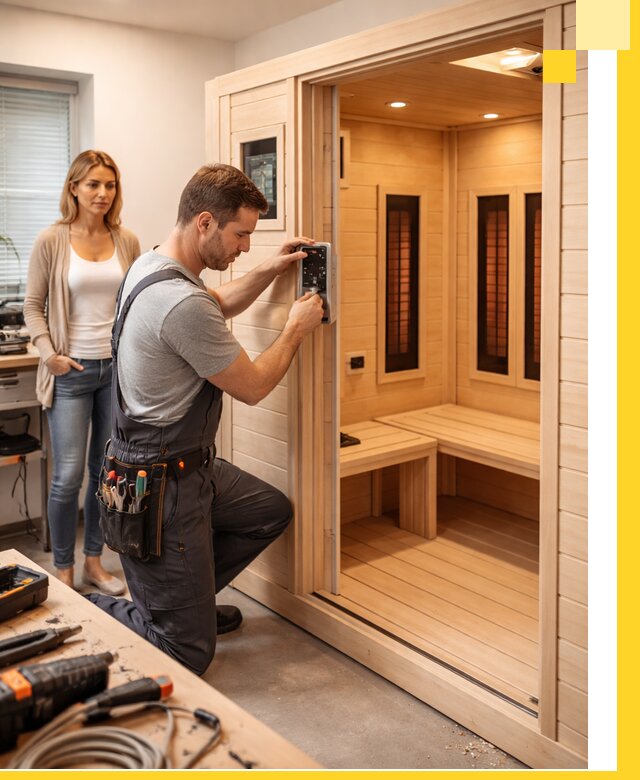 Инфракрасные сауны под ключ в Балакове продажа и установка