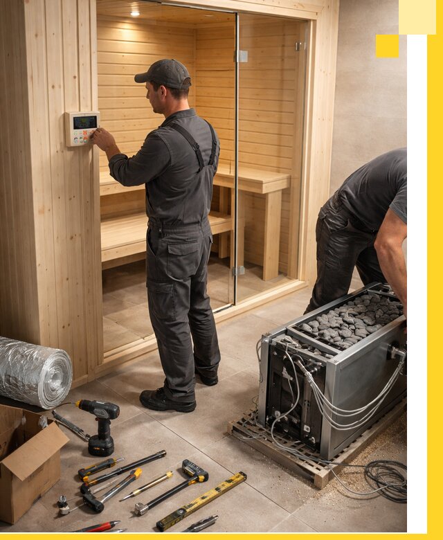 Поставка, установка и монтаж электрических саун в Балакове