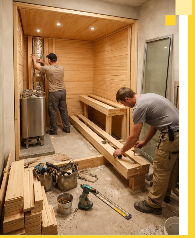 Проектирование и установка домашних саун под ключ в Балакове