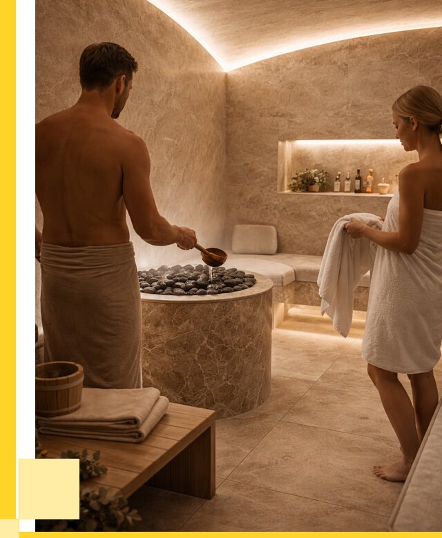 Сауны с хамамом в Балакове от 356195 р. – проекты и монтаж | ЭриданБлк