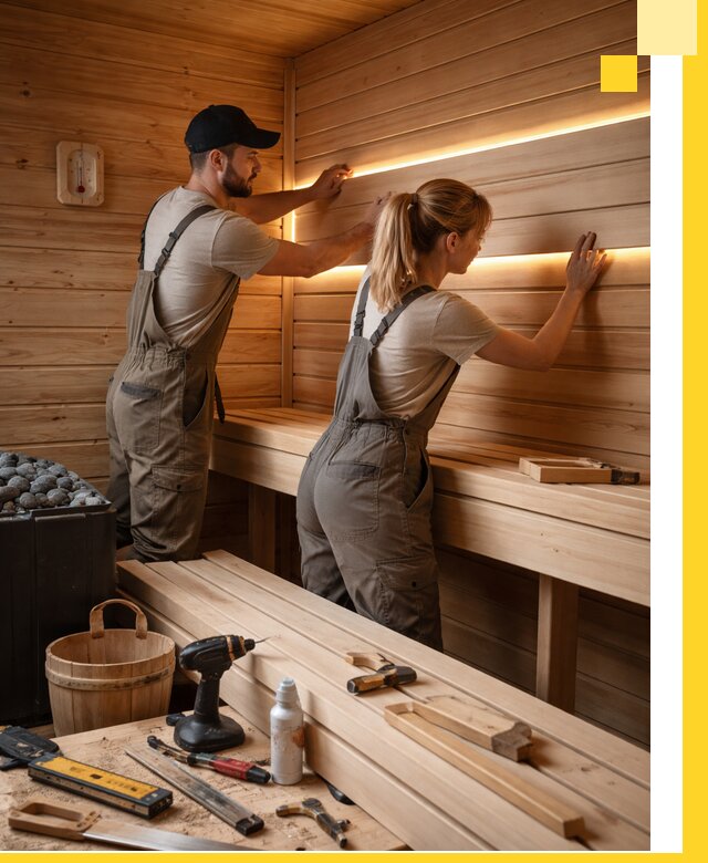 Дизайн саун и бань под ключ с индивидуальным проектом в Балакове