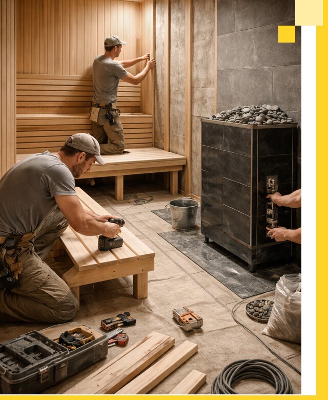 Дизайн и строительство интерьерных саун под ключ в Балакове