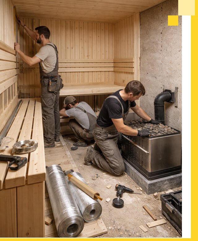 Индивидуальные сауны на заказ в Балакове под ключ, проект и монтаж