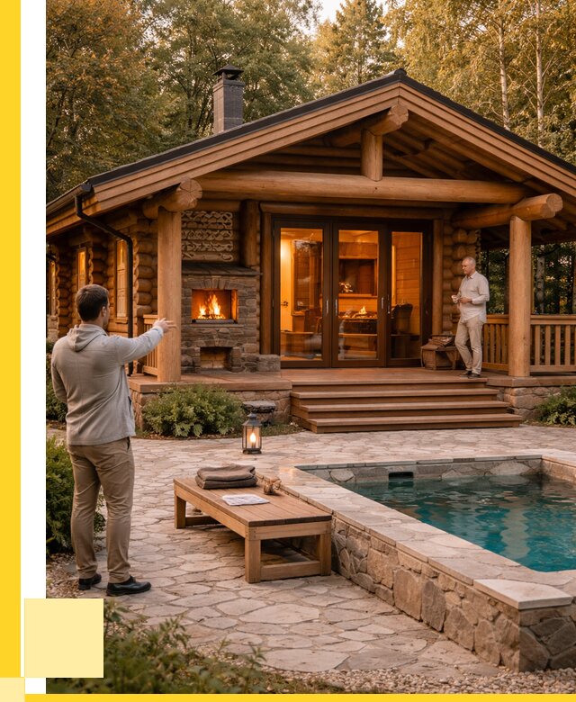 Проекты бань и хамам в Балакове от 25443 р. | ЭриданБлк