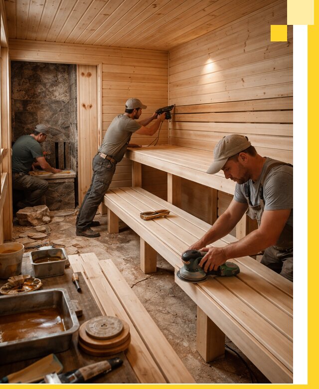 Профессиональная отделка бань в Балакове под ключ, с гарантией